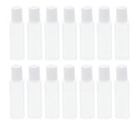 VALICLUD Flaconi per Soluzione Lenti a Contatto 25 Pezzi Mini Bottiglie di Plastica Coperchio Sigillato Portatili Resistenti per Viaggio Cura Occhi