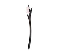 VALICLUD Forcine di legno di fiori forcina fiore vintage bacchette per copricapo floreale bastoncino per vintage elegante per bicchiere rosa