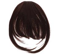 VALICLUD Frangetta Finta Da Donna Frangia Clip Extension Clip in Fibra Chimica Liscia e Resistente Per Aggiungere Volume Capelli e Un Look Fresco Ed Adatta Quasi Tutti i Tipi Di Del Viso