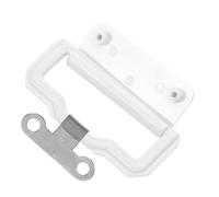 VALICLUD Freezer Bottom Rail, Curtain Bottom Rail, Maniglia per Tende da Congelatore per Supermercati, per Macelleria e Armadietto per Carne, PVC e Ferro, Bianco
