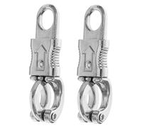 VALICLUD Ganci a Sgancio Rapido per Corda Paracord in Lega di Zinco, Clip per Guinzaglio e Moschettoni Piccoli, Set da 2 Pezzi per Finimenti e Accessori Equestri, Uso in Allenamento