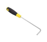 VALICLUD Gancio in Inossidabile con in Gomma Ergonomico Strumento per Sollevare Coperchi di Tombino e Porte Avvolgibili Utile per Uso Domestico e Industriale