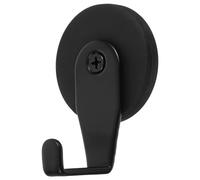 VALICLUD Gancio Magnetico per Ghirlanda da Porta in Ferro, Nero | Porta in Metallo, Design Minimalista ed Elegante, Adatto a Chiavi e Asciugamani, per Cucina e Casa