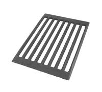 VALICLUD Griglia Barbecue in Ghisa Rettangolare 27,5x19,5 Cm per Esterno Sicurezza Alimentare e Previene la Caduta degli Ingredienti per Eventi BBQ All'aperto