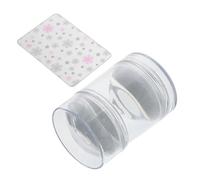 VALICLUD Impostato timbro per unghie strumenti per modelli di nail art timbro per manicure francese Stamper unghie raschietto per unghie sigillo per unghie plastica Trasparente