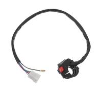 VALICLUD Interruttore di Accensione Moto Manubrio Push-Pull Pulsante Interruttore Fari e Avviamento Elettrico per Scooter Installazione Rapida