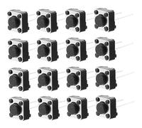 VALICLUD Interruttore Pulsante Momentaneo 6x6x4,3mm Set 20 Pezzi 2 Pin Per Pcb Uso Elettronico Affidabile e Durevole Per Progetti Fai Da Te e Tecnici
