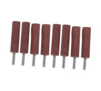 VALICLUD Kit 8 Pezzi Tamburi Abrasivi a Lamelle con Gambo Cilindrico da 6 MM Grana 80/240 Mola Abrasiva per Trapano e Accessori per Levigatura e Lucidatura di Superfici