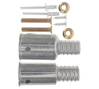 VALICLUD Kit di Riparazione Punte Filettate in Metallo per Manico Scopa 22/25 MM Adattatore di Prolunga Compatibile Pali in Ferro Alluminio e Legno Accessorio per Pulizia Domestica e