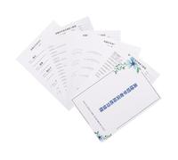 VALICLUD Kit Fogli di Esercizi per Extension Ciglia, Guida Pratica e Modelli di Mappatura, Set all Inclusive per Principianti e Formazione Professionale in Salone o Uso Personale