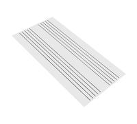 VALICLUD Lavagna Bianca Cancellabile a Secco Con Linee Per Per Insegnamento Della Musica e Decorazione Per Frigorifero Utilizzabile in Classe o Casa