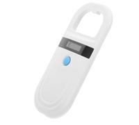 VALICLUD Lettore Bianco in Microchip Plastica e Animali Portatile per Lettura con Alta Precisione di Scansione Efficienza per Gestione Animali e Risorse