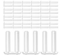 VALICLUD Manicotti Compressione e Tappi in Plastica Trasparente 200 Pezzi per Occhiali senza Montatura Design Leggero e Comodo per Utilizzo Prolungato