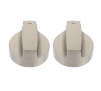 VALICLUD Manopola in Metallo per Fornello a Gas Set da 2 Pezzi Manopola di Controllo e Accensione Bruciatore Sostituzione Facile Senza Attrezzi per Cucina