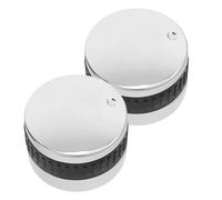 VALICLUD Manopole di Ricambio per braciere e Piano Cottura 8mm, Set 2 Pezzi manopole di Controllo Forno e bruciatore, Superficie Liscia per Uso Domestico e Barbecue Multifunzionale