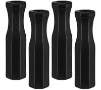 VALICLUD Manopole per Calcio Balilla Design Ergonomico 4 Pezzi in Plastica Nera Facili da Pulire , Accessori Sostitutivi per Tavoli da Calcio Balilla