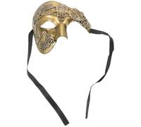 VALICLUD Maschera Mezza Faccia Soldato Romano per Adulti Maschera Masquerade per Halloween e Festival Mardi Gras Costume Carnevale Venezia