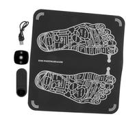 VALICLUD Massaggiatore per Piedi Multifunzione 6 Tecniche di Massaggio e Microcorrente, Cuscino Riscaldante in Abs e Pu, Ricaricabile Tramite USB per Rilassamento Muscolare Colore Casuale