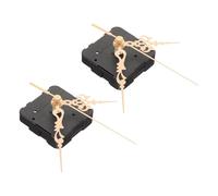 VALICLUD Meccanismo Silenzioso per Orologio da Parete al Quarzo Lancette Robuste, Kit di Ricambio 2 Pezzi, Compatibile per Riparazione e Creazione Orologi Fai da Te in Ambienti