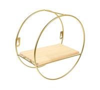 VALICLUD Mensola da Parete per Bagno in Portasciugamani e Organizer Singolo Supporto e Hotel Resistente all Umidità e Facile da Installare Colore Oro