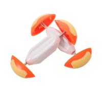 VALICLUD Mini Allargatore per Scarpe Strette, Regolabile, Arancia | Abs e Metallo, Supporto Rinforzato e Punta Curva, Compatto e Portatile, Mantiene la Forma