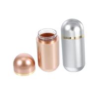 VALICLUD Mini Flaconi per Pillole 10 Ml Set da 2, Contenitori Portapillole Tascabili in Plastica Tappi Sigillanti, Organizer Medicinali Portatile per Viaggi e Uso Quotidiano