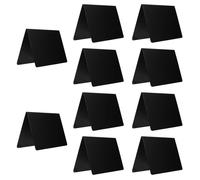 VALICLUD Mini Lavagnette da Tavolo 10 Pezzi, Cartelli Etichette in Pvc per Alimenti, Lavagne Promemoria per Matrimoni, Feste e Ristoranti, Piccoli Cartelli Lavagna Riutilizzabili