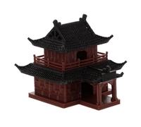 VALICLUD Mini Padiglione in Plastica Resistente Decorazione Micro Paesaggio per Acquari e Giardini Bonsai Ornamento da Giardino Compatto e Rifinito