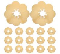 VALICLUD Mini Sottotorta Rotondi in Cartone Dorato 200 Pezzi Basi per Cupcake e Mousse Piatti per Torte Dessert Supporto Stabile per Pasticceria e Decorazione Dolci per Bar e Eventi