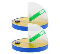 VALICLUD Misuratore Altezza Sole 2 Pezzi in Plastico e Metallo per Laboratorio Scolastico, Strumento Scientifico per Studio Geografia e Osservazione Solare Stili multipli