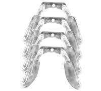 VALICLUD Naselli in Silicone Trasparente Per Occhiali, Set Da 4 Pezzi Antiscivolo Per Montature Adulte e Ragazzo Ragazza, Naselli Morbidi Delicati Sulla Pelle Per Comfort e Stabilità Quotidiana