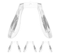 VALICLUD Naselli per Occhiali a Forma di Otto in Silicone Trasparente 4 Pezzi Supporto Naso per Occhiali da Vista e Sole