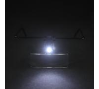 VALICLUD Occhiali con Lente D’Ingrandimento e Luce LED Integrata per Riparazione Orologi e Circuiti Stampati Design Leggero da Indossare sulla Testa per Lavori di Precisione e Lettura