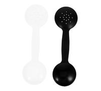 VALICLUD Occlusore Oculare Per Test Visivi in Plastica Pp 2 Pezzi Nero e Bianco Set, Copertura Oculare Per Esame Acuità Visiva, Strumenti Professionali Per Optometria Scolastica e Ospedaliera