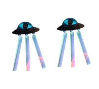 VALICLUD Orecchini Pendenti in Acrilico Ufo Dirigibile Orecchini Per Alla Decorazione Per Orecchie