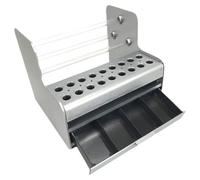 VALICLUD Organizer Supporto Salvaspazio Resistente per Pinze da Scrivania in Plastica Bianca Design Elegante per Banchi da Lavoro e Cassette Attrezzi