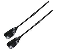 VALICLUD Pagaia da Kayak Staccabile 2 Pezzi/Set in PVC Nero | Vogatore per Barca, Accessori per Kayak e Canotto Remi, Struttura Portatile e Resistente