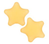 VALICLUD Pallina da Spremere a Forma di Stella Gialla, Set di 2 Pezzi in Materiale Durevole per Allenamento della Forza e Terapia Manuale per Adulti e Ragazzo Ragazza