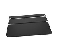VALICLUD Pannello Cieco per Armadio Metallico 3 Pezzi in Metallo Nero, Protezione per Montaggio su Rack 1u 2u 4u, Facile da Usare per Proteggere la Struttura