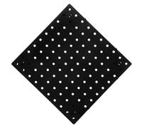 VALICLUD Pannello Pegboard da Parete in Plastica Nera Organizer Portautensili per Bancone e Garage Facile da Installare Design Moderno per Cucina Ufficio Officina