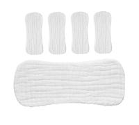 VALICLUD Pannolini Lavabili in Cotone 100% Per Ragazzo Ragazza 0-3 Mesi, Riutilizzabili, Traspiranti e Assorbenti, Set Da 5 Pezzi, Pannolini Antiruttino Comodi Per Uso Quotidiano e Viaggio