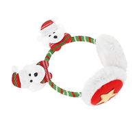 VALICLUD Paraorecchie Natale Bambina Orso Morbido Scalda Orecchie Invernale Outdoor Resistente Per Sci e Ghiaccio