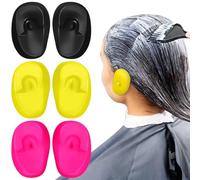VALICLUD Paraorecchie per Colorare i Chioma 6 Pezzi Copriorecchie in Plastica Impermeabili Riutilizzabili Protezioni Auricolari per Tinture in Salone e Uso Domestico Adatti a Tutta la Famiglia