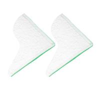 VALICLUD Paraspruzzi Angolare per Vasca da Bagno 2 Pezzi Protezione Antiacqua in Acrilico Trasparente Resistente Facile da Installare per Doccia e Lavello Barriera Antigoccia per Bagno