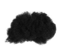 VALICLUD Parrucca Afro Nera Riccia Corto Per Costume Disco Anni e Accessorio Unisex Per Fest Halloween e Eventi Look Divertente Tendenza