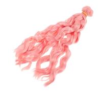 VALICLUD Parrucca da bambola BJD per bambole per l'artigianato parrucca di carina piccole parrucche per bambole materiale per della bambola Filamento rosa
