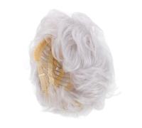 VALICLUD Parrucca Sintetica per Donne Anziane Capelli Corti Grigi Accessorio per Travestimenti Cosplay e Spettacoli Design Comodo e Sicuro Adatto per Uso Quotidiano e Feste