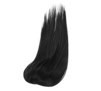 VALICLUD Parrucca sopra la testa fermagli per da donna estensioni toppers per diradati topper per marginali per le donne toppers per corti fibra chimica Nero