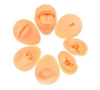 VALICLUD Parti Del Corpo in Silicone Realistiche Per Allenamento Al Piercing Volto Flessibile Per Esposizione e Pratica Di Diverse Parti Corporee