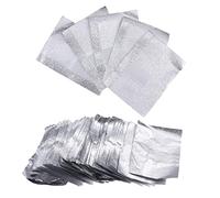 VALICLUD Pellicole Per Unghie 500 Pezzi - Dischetti in Cotone Pellicola Alluminio Per Rimozione Smalto in Gel Solvente, Uso Professionale e Domestico, Pratici Per Viaggio e Manicure Facile